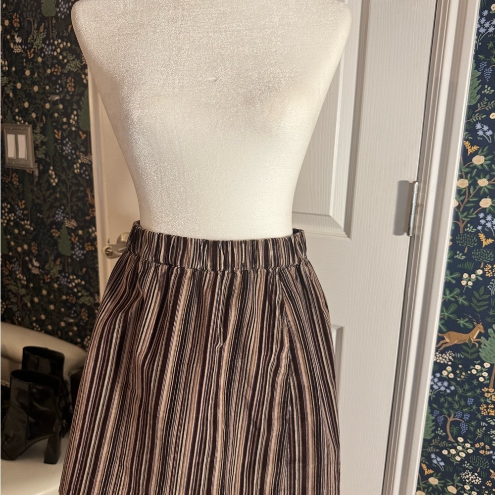 American Eagle Outfitters Multi-Striped A-Line Skirt​